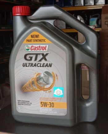 Genuine Castrol Synthetic GTX Ultraclean 5W-30 5W30 Engine Oil Minyak Hitam 3L i10 Kancil Kelisa Kenari Viva Axia Bezza
